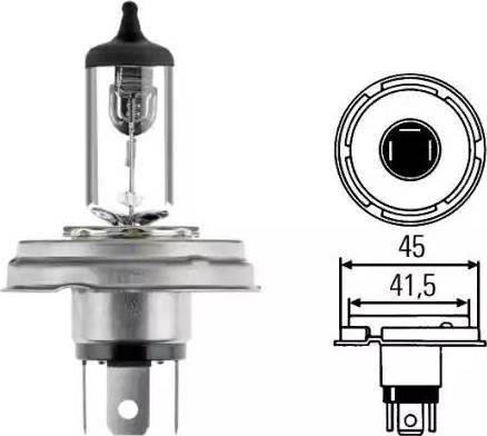 HELLA 8GD 002 088-143 - Крушка с нагреваема жичка, главни фарове vvparts.bg