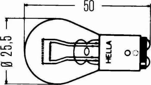 HELLA 8GD 002 078-248 - Крушка с нагреваема жичка, мигачи vvparts.bg