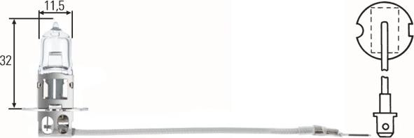 HELLA 8GH 002 090-153 - Крушка с нагреваема жичка, главни фарове vvparts.bg