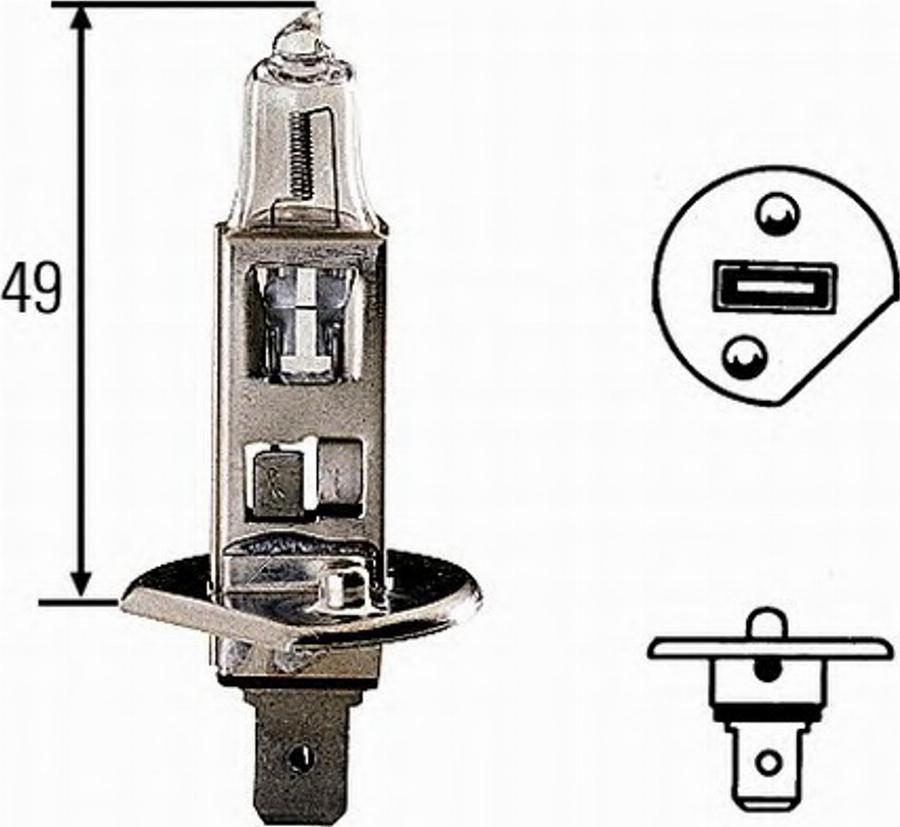 HELLA 8GH 002 089-135 - Крушка с нагреваема жичка, фар за мъгла vvparts.bg