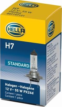 HELLA 8GH 178 555-011 - Крушка с нагреваема жичка, фар за дълги светлини vvparts.bg