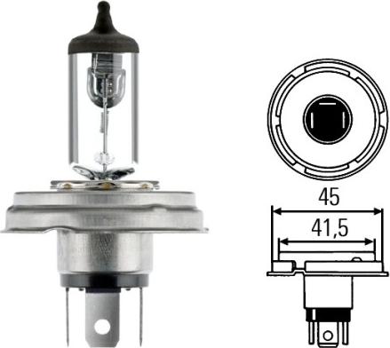 HELLA 8GJ 002 088-461 - Крушка с нагреваема жичка, главни фарове vvparts.bg