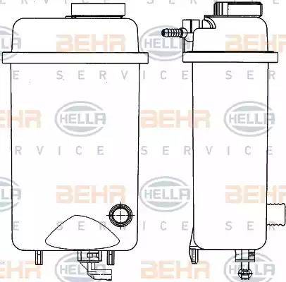 HELLA 8MA 376 705-431 - Разширителен съд, охладителна течност vvparts.bg