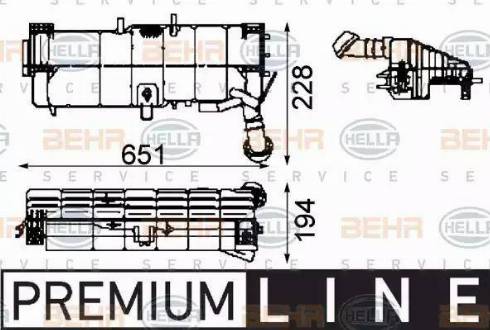 HELLA 8MA 376 705-361 - Разширителен съд, охладителна течност vvparts.bg