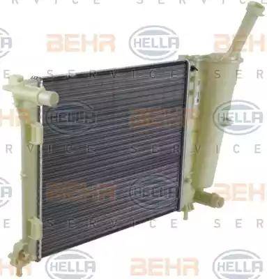 HELLA 8MK 376 790-051 - Радиатор, охлаждане на двигателя vvparts.bg