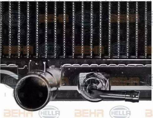 HELLA 8MK 376 708-341 - Радиатор, охлаждане на двигателя vvparts.bg