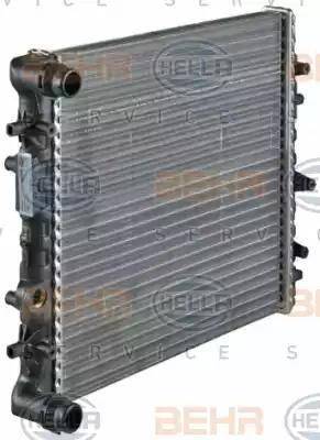HELLA 8MK 376 716-231 - Радиатор, охлаждане на двигателя vvparts.bg