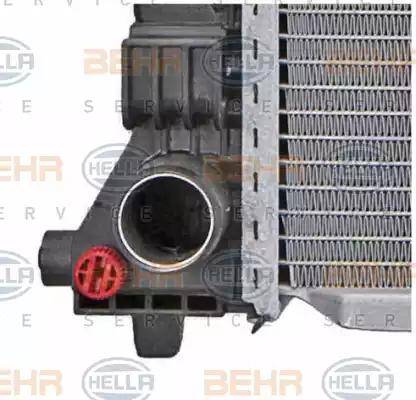 HELLA 8MK 376 721-391 - Радиатор, охлаждане на двигателя vvparts.bg