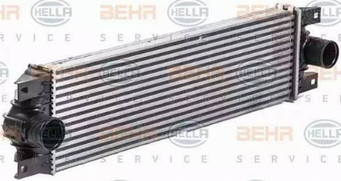 HELLA 8ML 376 700-641 - Интеркулер (охладител за въздуха на турбината) vvparts.bg