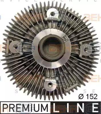 HELLA 8MV 376 757-651 - Съединител, вентилатор на радиатора vvparts.bg