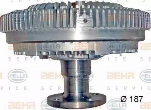 HELLA 8MV 376 757-701 - Съединител, вентилатор на радиатора vvparts.bg