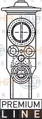 HELLA 8UW 351 234-171 - Разширителен клапан, климатизация vvparts.bg