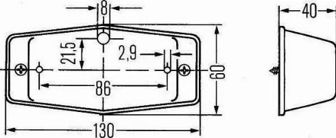 HELLA 9EL 104 339-001 - Стъкло за светлините, позиционни светлини vvparts.bg