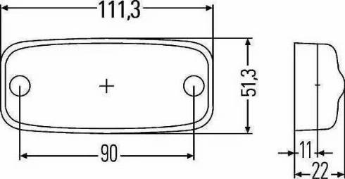 HELLA 2PS 963 639-001 - Светлини за странична маркировка vvparts.bg