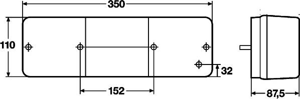 HELLA 2SE 997 088-001 - Задни светлини vvparts.bg