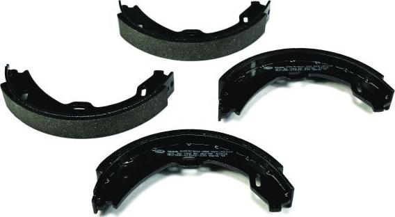 HELLA PAGID 8DA 355 050-491 - Комплект спирачна челюст, ръчна спирачка vvparts.bg