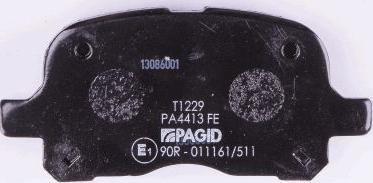 HELLA PAGID 8DB 355 009-251 - Комплект спирачно феродо, дискови спирачки vvparts.bg