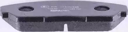 HELLA PAGID 8DB 355 006-301 - Комплект спирачно феродо, дискови спирачки vvparts.bg