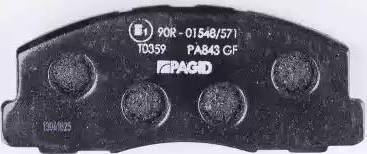 HELLA PAGID 8DB 355 006-221 - Комплект спирачно феродо, дискови спирачки vvparts.bg