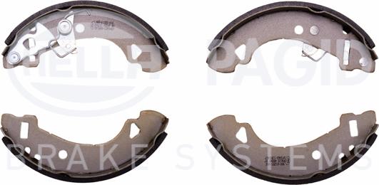 HELLA PAGID 8DB 355 001-471 - Комплект спирачна челюст vvparts.bg