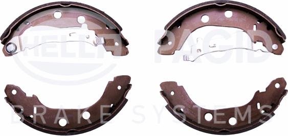 HELLA PAGID 8DB 355 001-751 - Комплект спирачна челюст vvparts.bg