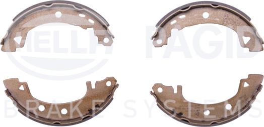 HELLA PAGID 8DB 355 002-061 - Комплект спирачна челюст vvparts.bg