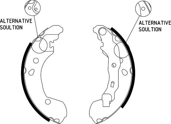 HELLA PAGID 8DB 355 002-801 - Комплект спирачна челюст vvparts.bg