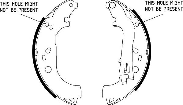 HELLA PAGID 8DB 355 002-781 - Комплект спирачна челюст vvparts.bg