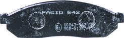 HELLA PAGID 8DB 355 007-281 - Комплект спирачно феродо, дискови спирачки vvparts.bg