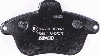 HELLA PAGID 8DB 355 019-071 - Комплект спирачно феродо, дискови спирачки vvparts.bg