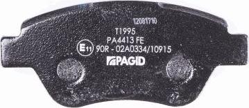 HELLA PAGID 8DB 355 015-441 - Комплект спирачно феродо, дискови спирачки vvparts.bg