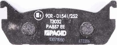 HELLA PAGID 8DB 355 016-601 - Комплект спирачно феродо, дискови спирачки vvparts.bg