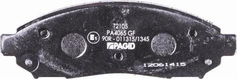 HELLA PAGID 8DB 355 016-121 - Комплект спирачно феродо, дискови спирачки vvparts.bg