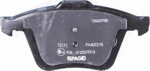 HELLA PAGID 8DB 355 016-291 - Комплект спирачно феродо, дискови спирачки vvparts.bg