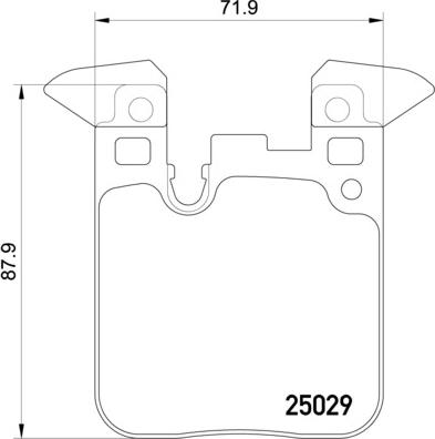 HELLA PAGID 8DB 355 021-611 - Комплект спирачно феродо, дискови спирачки vvparts.bg