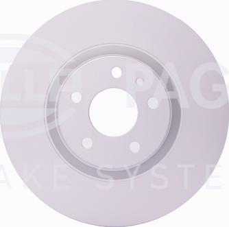 HELLA PAGID 8DD 355 105-491 - Спирачен диск vvparts.bg