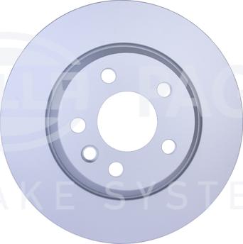 HELLA PAGID 8DD 355 106-661 - Спирачен диск vvparts.bg