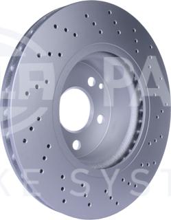 HELLA PAGID 8DD 355 106-871 - Спирачен диск vvparts.bg