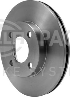 HELLA PAGID 8DD 355 100-591 - Спирачен диск vvparts.bg