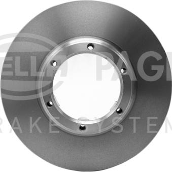 HELLA PAGID 8DD 355 100-031 - Спирачен диск vvparts.bg