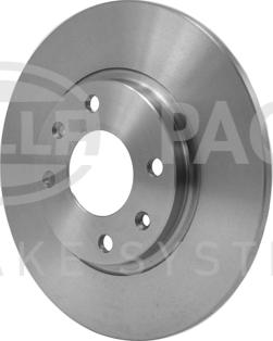 HELLA PAGID 8DD 355 100-851 - Спирачен диск vvparts.bg