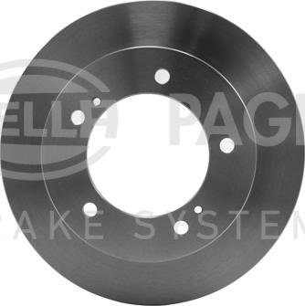 HELLA PAGID 8DD 355 101-291 - Спирачен диск vvparts.bg