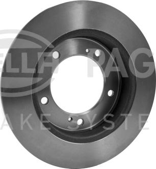 HELLA PAGID 8DD 355 101-291 - Спирачен диск vvparts.bg