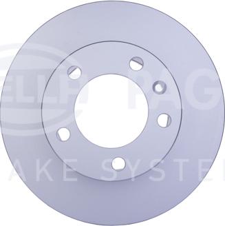 HELLA PAGID 8DD 355 108-931 - Спирачен диск vvparts.bg