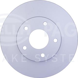 HELLA PAGID 8DD 355 108-011 - Спирачен диск vvparts.bg