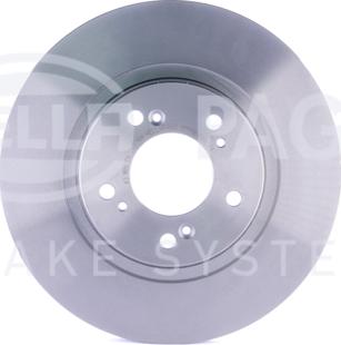 HELLA PAGID 8DD 355 108-141 - Спирачен диск vvparts.bg