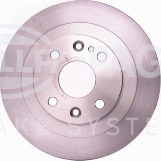 HELLA PAGID 8DD 355 103-191 - Спирачен диск vvparts.bg