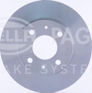 HELLA PAGID 8DD 355 102-291 - Спирачен диск vvparts.bg