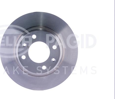 HELLA PAGID 8DD 355 107-851 - Спирачен диск vvparts.bg