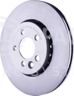 HELLA PAGID 8DD 355 107-251 - Спирачен диск vvparts.bg